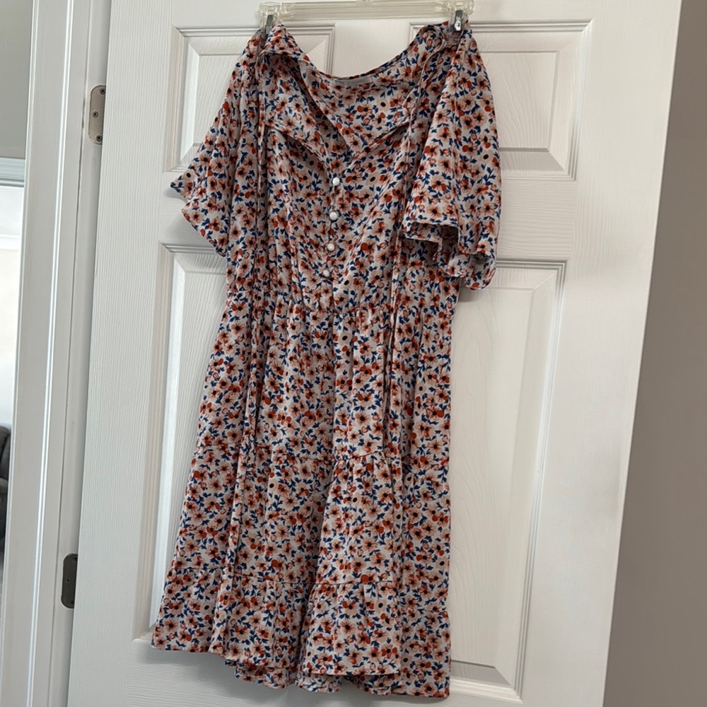 Floral Print Women's Dress